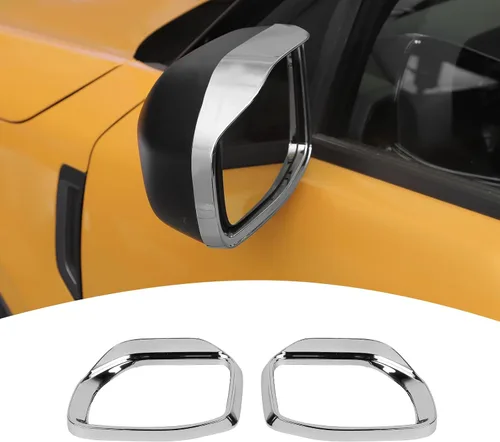 Vista 8 de Cubierta protectora de cejas para espejo lateral Bronco Sport para espejo lateral compatible con Ford Bronco Sport 2021 2022 2023, accesorios