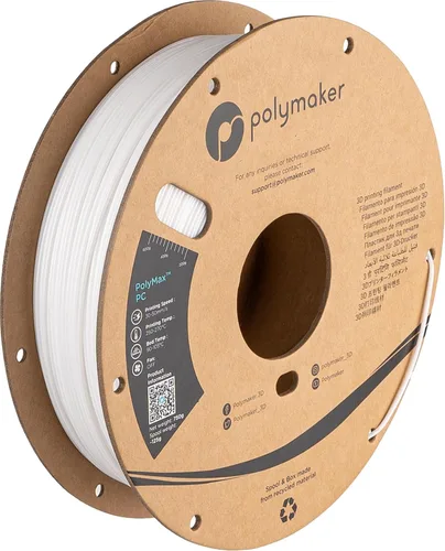 Vista 8 de Polymaker Polymax - Filamento de policarbonato negro de 0.069 in, carrete de cartón de 1.7 lbs, filamento de policarbonato de PC, resistente