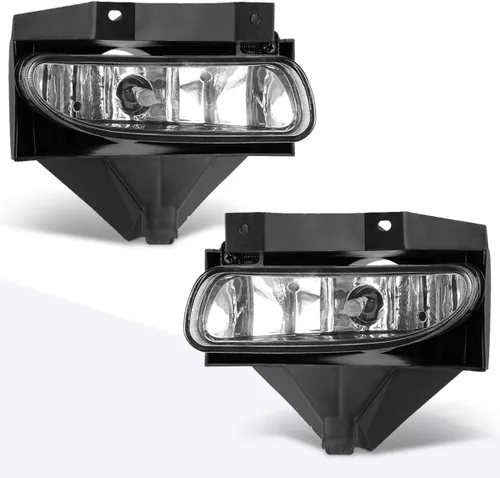 Vista 2 de Luces antiniebla para parachoques delantero compatibles con Ford Mustang GT 99-04, lente transparente