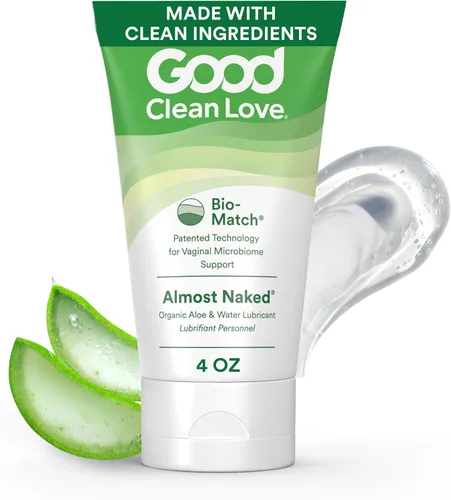 Vista 9 de Good Clean Love Naked Coconut - Aceite de coco orgánico y lubricante a base de agua, lubricante personal con ácido hialurónico. Seguro para juguetes