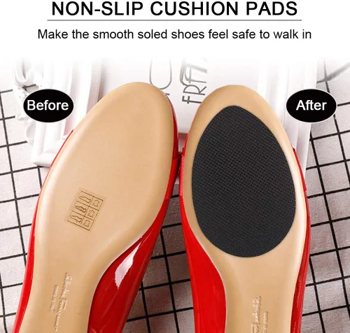 Vista 3 de Dr. Shoesert Almohadillas antideslizantes para zapatos, protectores adhesivos para suela de zapatos, tacones altos antideslizantes para zapatos