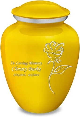 Vista 20 de Geturns Abraza pequeñas urnas de cremación de rosas personalizadas para cenizas humanas, urna funeraria negra para mujeres y hombres, 44 libras