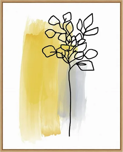 Vista 13 de Amanti Art Framed Canvas Wall Art 20x16 Botanique en Gris 3 by Bronwyn Baker, Framed Wall Art Canvas, Abstract Artwork, Traditional Decor, Small