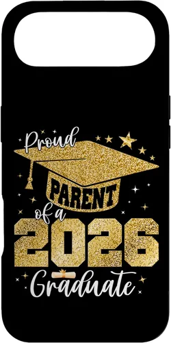 Vista 27 de Proud Parent of a Class of 2026 Graduate Senior Graduation Case for iPhone 16
