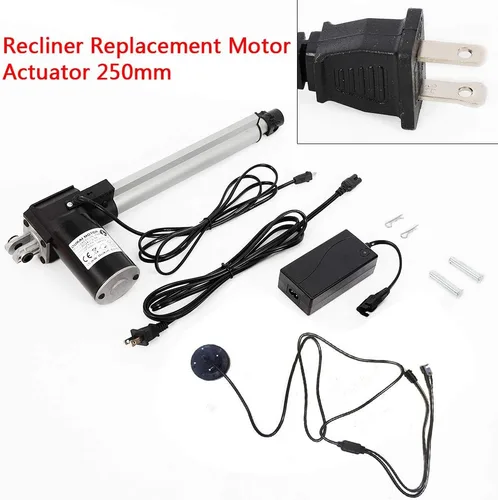 Vista 5 de Kit de reemplazo de motor reclinable eléctrico 24VDC, actuador lineal de empuje/tracción 1000 N para silla reclinable elevadora