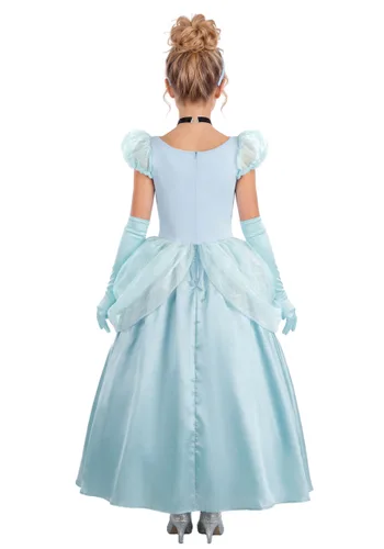 Vista 2 de Disfraz Deluxe para Niña de Cenicienta Disney Multicolor