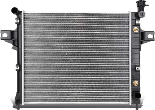 Vista 16 de DNA Motoring OEM-RA-2482 Radiador de aluminio atornillado estilo OE compatible con 02-05 Liberty AT, 19-15/16 pulgadas de ancho x 19-15/16 pulgadas