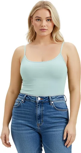 Vista 143 de Emmalise Camisola larga casual básica para mujer, con tirantes ajustables, top en capas