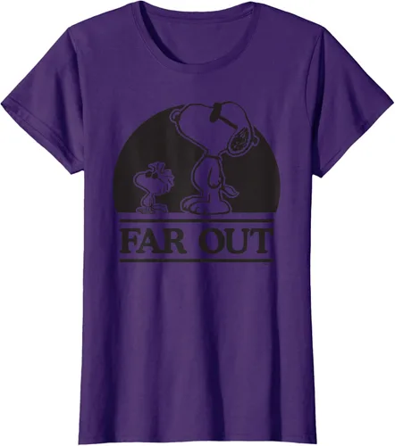 Vista 6 de Peanuts Woodstock 50th Anniversary Far Out Snoopy - Camiseta Blanco