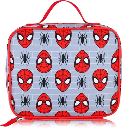 Vista 16 de Fast Forward Marvel Avengers - Lonchera para niños, lonchera aislada para niños, niñas, unisex, niños pequeños, lonchera reutilizable negra