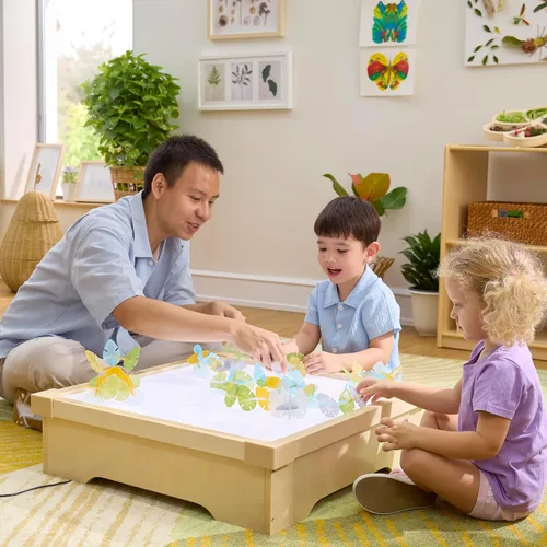 Vista 5 de Guidecraft Interlox Leaves - Juego de 96 piezas: juguete de construcción - Creatividad y juguetes educativos de construcción para niños