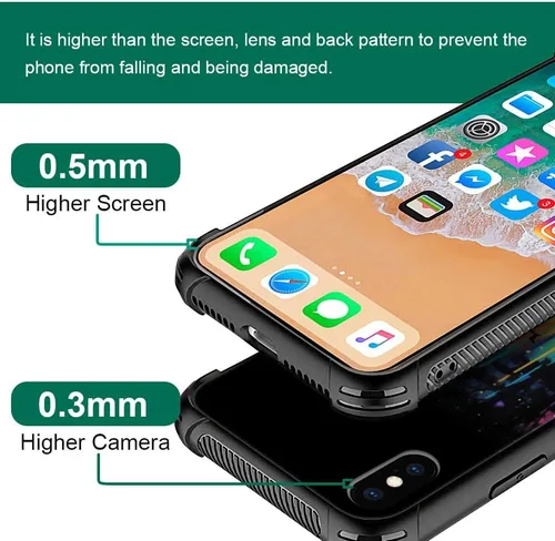 Vista 10 de Funda compatible con iPhone XR, diseño de elefantes africanos para niñas, diseño de patrón a prueba de golpes, antiarañazos, carcasa trasera