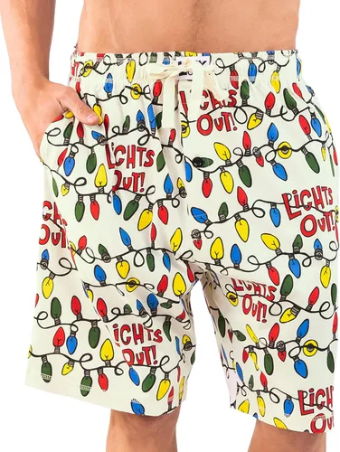 Vista 48 de Lazy One - Pantalones cortos de pijama para hombre, ropa de dormir
