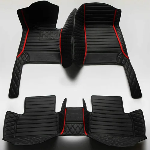 Vista 10 de Alfombrillas personalizadas Yaruicar para 99.99% de sedanes, SUV, autos deportivos, para hombres y mujeres, protección completa, almohadillas Negro