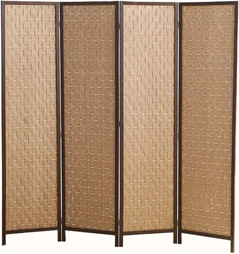Vista 9 de Pantalla divisora de madera de 6 x 6 pies, divisor de pared para separación de habitaciones, pantalla de privacidad para interiores, independiente