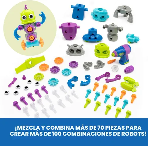 Vista 3 de Taller de Robot de Diseño y Taladro Educational Insights
