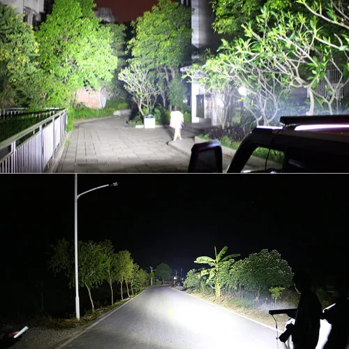Vista 7 de Willpower - Barra de luz LED curvada de 42 pulgadas 540 W de triple fila para Jeep Truck Car ATV SUV 4X4 4WD Camión conducción lámpara