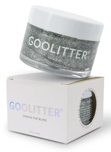 Vista 13 de Gel holográfico con purpurina blanca transparente para rostro, cuerpo y cabello [nube nevada] 2 onzas (2.0 fl oz) Grueso K-Beauty Halloween