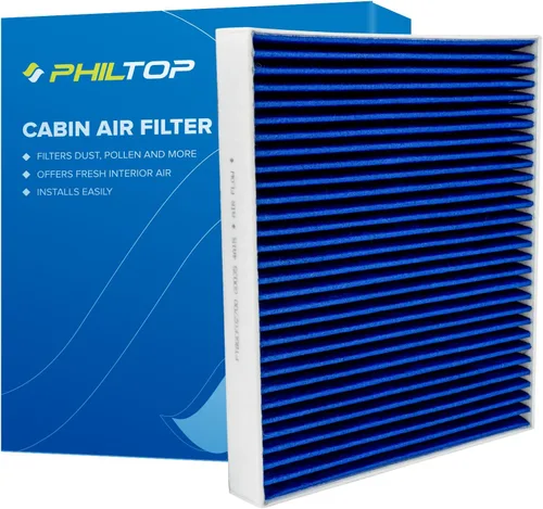 Vista 19 de PHILTOP Filtro de aire de cabina HEPA con carbón activado, compatible con Tesla modelo 3 2017-2025, modelo Y 2020-2025, filtro para arriba el olor a