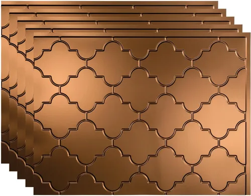 Vista 34 de FASÄDE Mónaco - Panel decorativo de vinilo para salpicaduras de 18 x 24 pulgadas en acero galvanizado (paquete de 5)