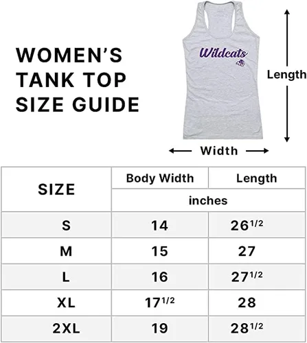 Vista 2 de Ashland University Eagles Women's Script Tank Top Tee T-Shirt
