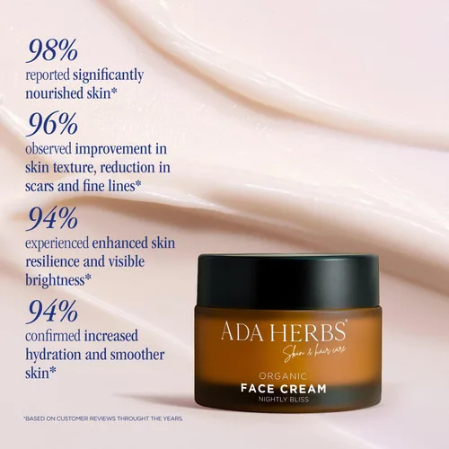 Vista 2 de Crema de noche con aceite de argán y miel, hidratante facial antienvejecimiento para piel seca y sensible, crema reparadora orgánica con manteca