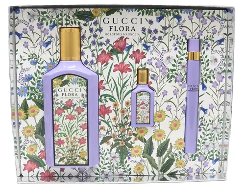 Vista 9 de Gucci Flora Gorgeous Magnolia Perfume para mujer EDP Mini Splash 0.16 onzas líquidas
