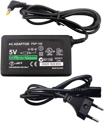 Vista 3 de OSTENT EU Home Cargador de pared Adaptador de CA Cable de alimentación Cable para Sony PSP 100020003000 consola