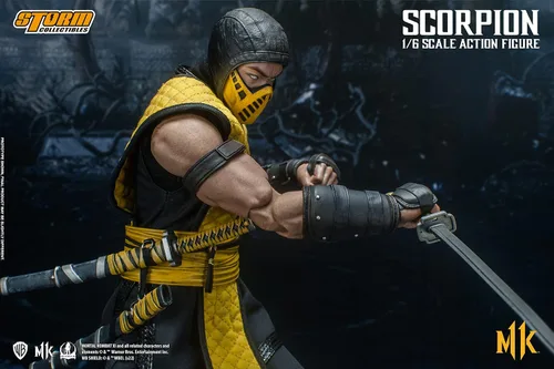 Vista 12 de Storm Collectibles - Mortal Kombat 11 - Figura de acción de Scorpion