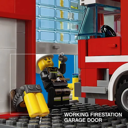 Vista 6 de LEGO City Estación de Bomberos 60110