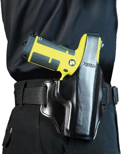 Vista 8 de Tactical Scorpion Gear para lanzador de proyectiles Sabre - Funda de cuero con 2 ranuras