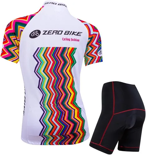 Vista 27 de Jersey de ciclismo para mujer, de manga corta, secado rápido, transpirable, para montaña.