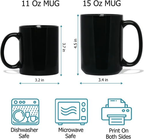 Vista 7 de Baby Coming Soon - Taza de café negra de 11 onzas y 15 onzas, taza de café personalizada para papá con nombre, taza de café de cerámica con anuncio