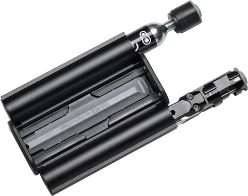 Vista 3 de Crankbrothers S.O.S. - Multiherramienta para bicicleta, kit de herramientas de doble tubo TT17
