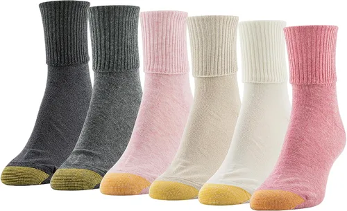 Vista 23 de GOLDTOE Calcetines clásicos para mujer, multipares
