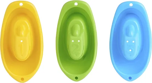 Vista 6 de Munchkin® Little Boat Train - Juguete de baño, divertido para bebés y niños pequeños, juego de 6 piezas