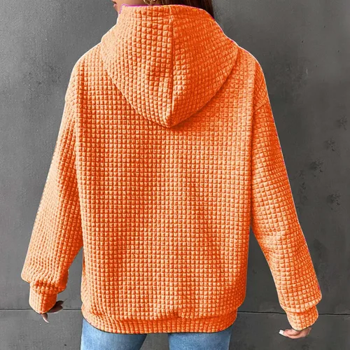 Vista 34 de SHAOBGE Sudaderas con capucha de gran tamaño para mujer, sudaderas con capucha para entrenamiento, suéteres casuales y cómodos trajes de moda
