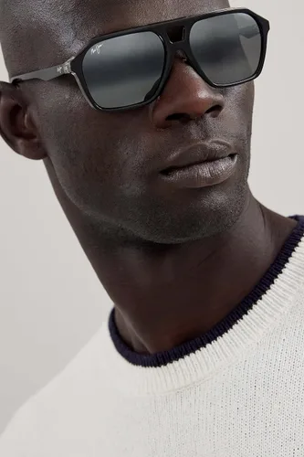 Vista 3 de Maui Jim Gafas de sol polarizadas estilo aviador para hombre