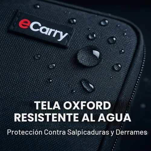 Vista 7 de Funda organizadora de electrónica, apertura plana de múltiples capas con compartimentos y bolsillos, organizador de cables para accesorios, cables