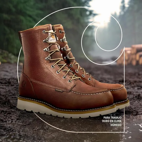 Vista 2 de Carhartt Botas de trabajo Wp de 8 pulgadas con punta de acero para hombre