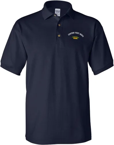 Vista 11 de Camisas polo personalizadas para hombres Vietnam Veterano Bandera Militar Bordado Algodón