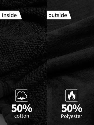 Vista 9 de ATTRACO Sudaderas de gran tamaño para mujer, con media cremallera, con cordón y cordón