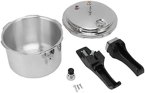 Vista 8 de Mini olla a presión de acero inoxidable, 3L Olla de presión de acero inoxidable Rendimiento de grado alimenticio para estufa de gas