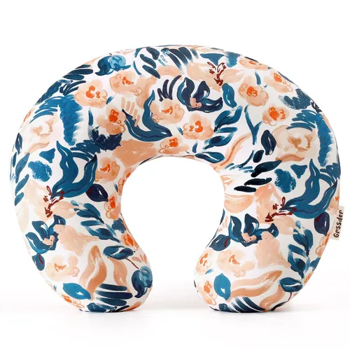 Vista 24 de GRSSDER Funda de Almohada de Lactancia Elástica Minky Removible Fundas de Lactancia para Almohadas de Lactancia Materna, Forro Ultra Suave y Cómodo