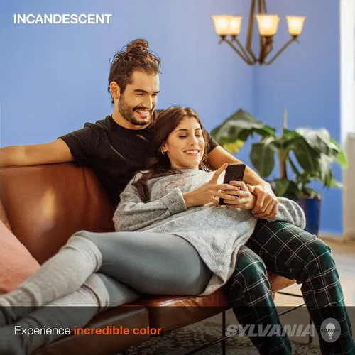 Vista 3 de LEDVANCE Sylvania Double Life - Bombilla incandescente B10, 25 W, 150 lúmenes, 2850 K, base de candelabro, transparente, blanco suave, paquete de 4