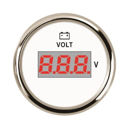 Vista 7 de ELING – Voltímetro digital de 52 mm, 2 pulgadas, 12V 24V DC, para auto y barco, con retroiluminación, a prueba de agua IP67