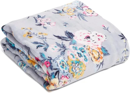 Vista 64 de Vera Bradley Manta de forro polar para mujer, manta de felpa suave para sofá, dormitorio y decoración del hogar