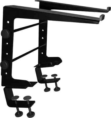 Vista 4 de Ultimate Support JS-LPT100 JamStands Series - Soporte multiusos para portátil/DJ con base ajustable y abrazaderas