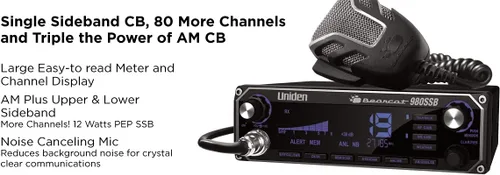 Vista 4 de Uniden Bearcat 980 - Altavoz de comunicaciones externas Bearcat de 40 canales SSB CB y Uniden (BC20) Bearcat de 20 vatios