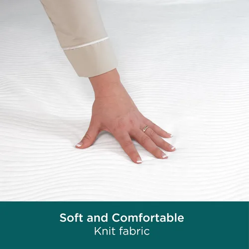 Vista 5 de AllerEase CleanBoost - Protector de colchón de punto de felpa, impermeable, barrera de partículas, equilibrio de temperatura, felpa suave, cómodo